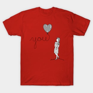 LOVE YOU - His & Hers Matching Couples T-Shirts (WOMEN'S) T-Shirt